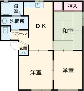 シャーメゾンみのりA【1階】の間取り
