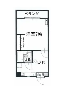 綿蒔ハイツ1号地【1階】の間取り