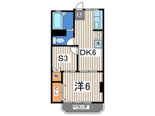 野毛山パ-クマンション【3階】の間取り