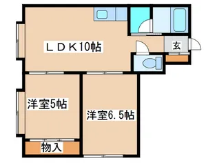 藤井ビル北10条【1階】の間取り