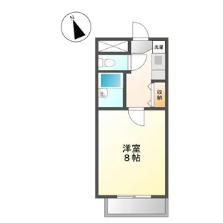 ラメゾンメルヴェイユ【2階】の間取り