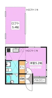 東京都北区田端新町3【アパート】の間取り