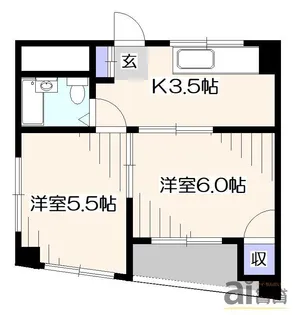 東京都東久留米市下里3【マンション】の間取り