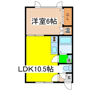 アーバンヒルズ【1階】の間取り