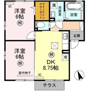 トスカーナ【1階】の間取り