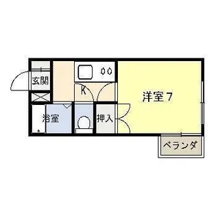 ライムハイツ【1階】の間取り