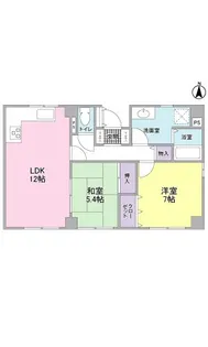 静岡県静岡市葵区安東2【マンション】の間取り