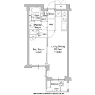 コンフォリア原宿【4階】の間取り