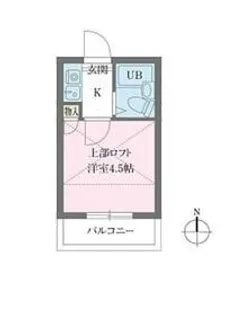 ライフピア高野台【1階】の間取り