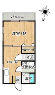 ベルメゾン大野II【3階】の間取り