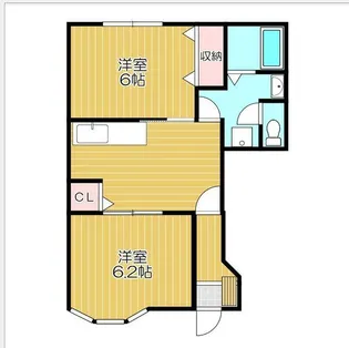 クレストール【1階】の間取り