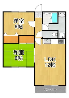 神奈川県川崎市高津区千年【マンション】の間取り