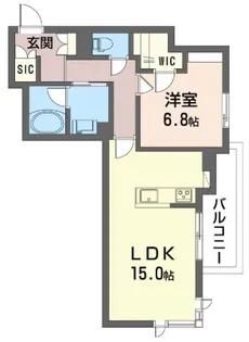 セリシール【1階】の間取り