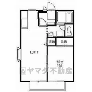 サンヒルズガーデンC【1階】の間取り