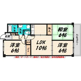 リップルメゾン富士88-1号館【3階】の間取り