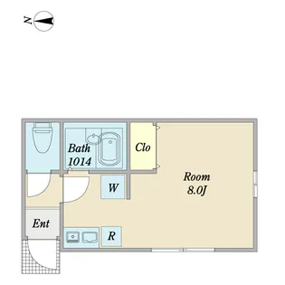 文庫の森の辺の庵【1階】の間取り
