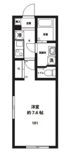 ブランシェつきみ野【1階】の間取り