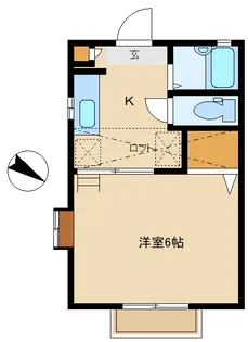 ディアス検見川【2階】の間取り