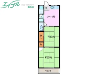 カトウハイツ【1階】の間取り