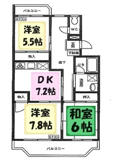 埼玉県久喜市久喜東1【マンション】の間取り
