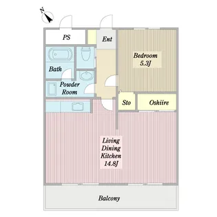 ノエル・パルティール【3階】の間取り