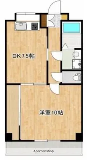 コンフォルト1【6階】の間取り