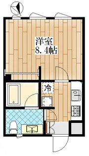 オルソ ビアンコ【1階】の間取り