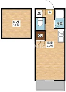 ディノ三原A棟【1階】の間取り