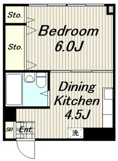 東京都稲城市東長沼【マンション】の間取り