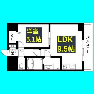 サンマール金山南【6階】の間取り
