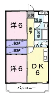 レジデンスK【2階】の間取り