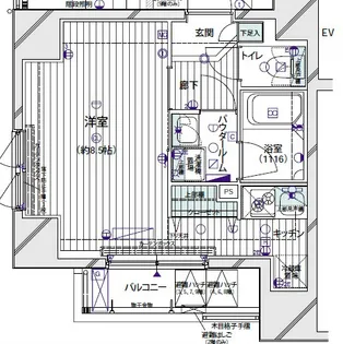 メインステージ東新宿【3階】の間取り