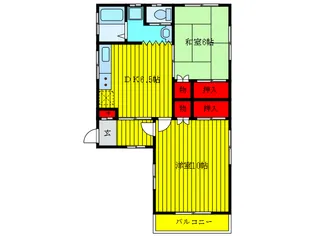 東京都北区豊島2【アパート】の間取り