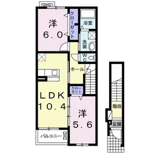 フォレスタ【2階】の間取り