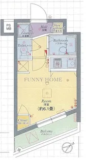 東京都杉並区宮前2【マンション】の間取り