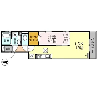 埼玉県越谷市レイクタウン1【アパート】の間取り