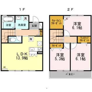 東京都府中市西府町4【一戸建】の間取り