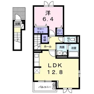 兵庫県神戸市垂水区名谷町字平ノ垣内【アパート】の間取り