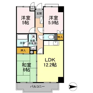 エスポワール小金井【3階】の間取り