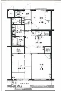 ハイマート西所沢【2階】の間取り