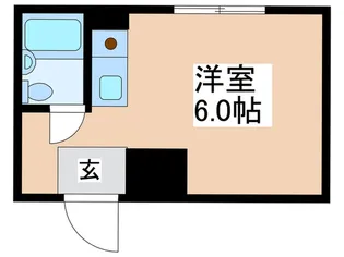 ア-バンコ-ト玉造【6階】の間取り