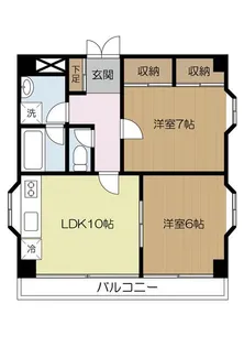 プルミエール清州【6階】の間取り