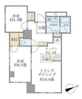 KDXレジデンス秋葉原【1階】の間取り