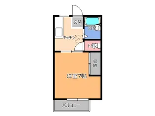 コーポマリンパーク【2階】の間取り