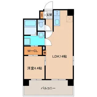 Lagoa湖東【10階】の間取り