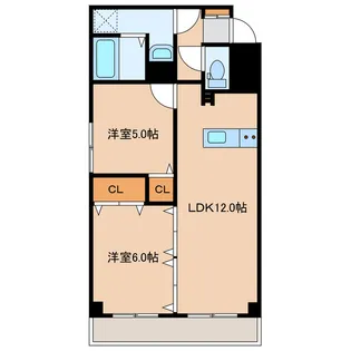 ピアコート21【2階】の間取り