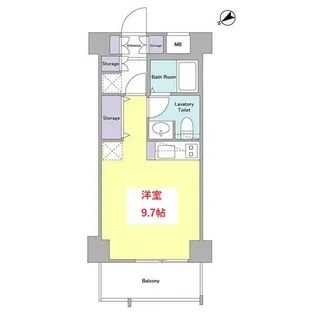 スタイリオ下丸子【4階】の間取り