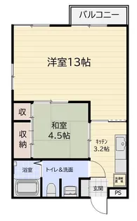 シャイン・me【2階】の間取り