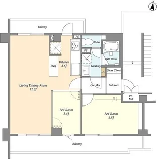 PATH池上【2階】の間取り