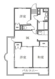 ヴィラエスティナ2番館【2階】の間取り